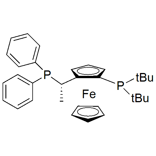 (S)-1-[(Rp)-2-(Di-t-butylphosphino)ferrocenyl]ethyldiphenylphosphine, Josiphos SL-J502-2